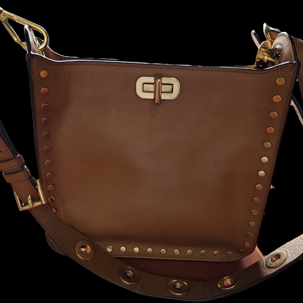 Michael Kors Tan Leather Bag with Gold Hardware